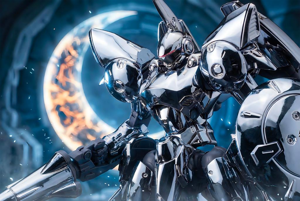 SHEIK MAINLAND - Ultra Action Trooper Actaeon Silver - Model Kit 1/144 - 2
