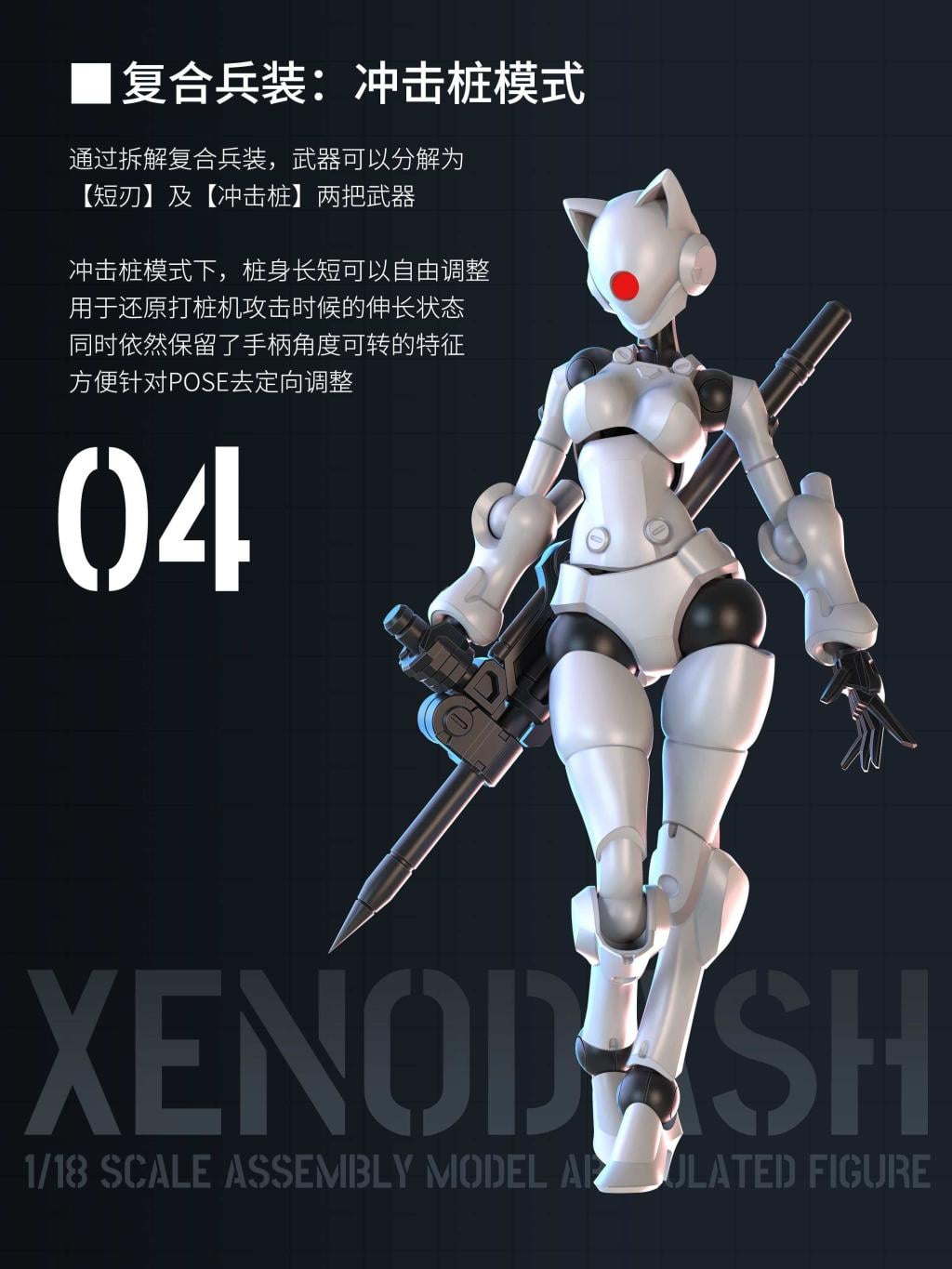 SHEIK MAINLAND - Xenodash (White) - Model Kit 1/18 - 4