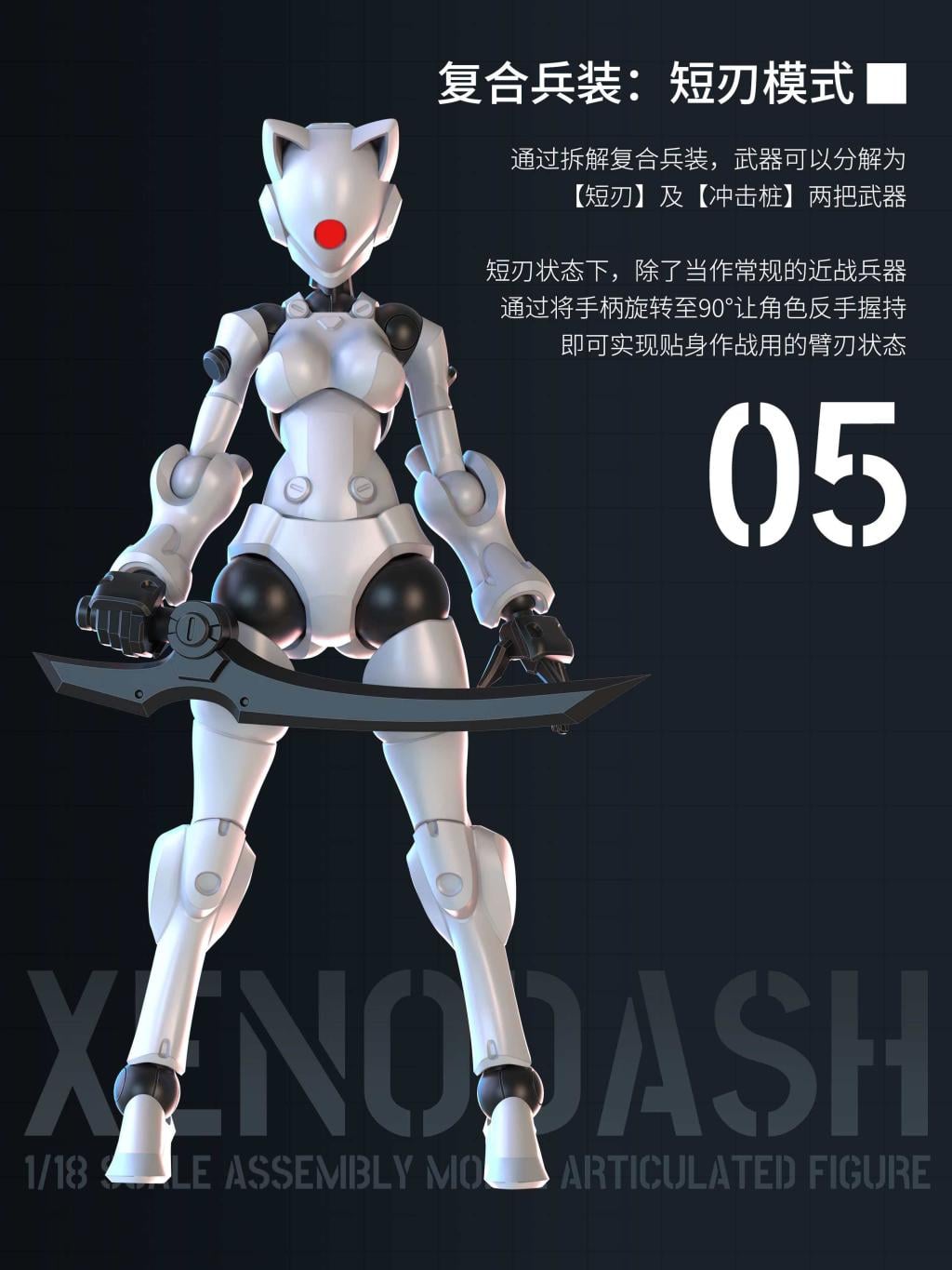 SHEIK MAINLAND - Xenodash (White) - Model Kit 1/18 - 5