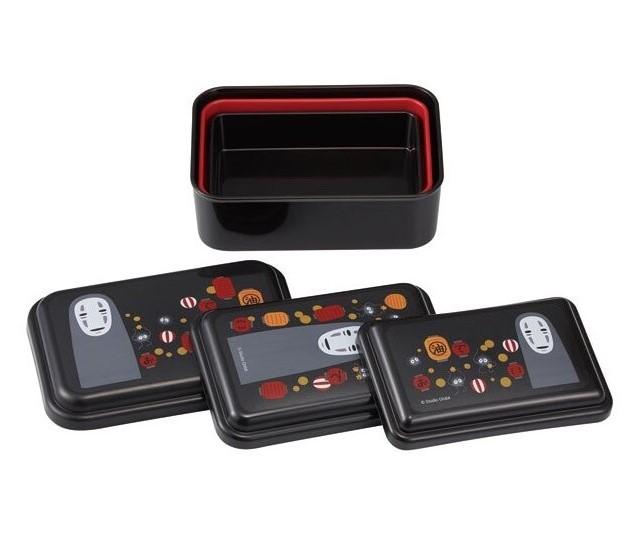 LE VOYAGE DE CHIHIRO - No Face & Lanternes -Set de 3 Bento Box - 2