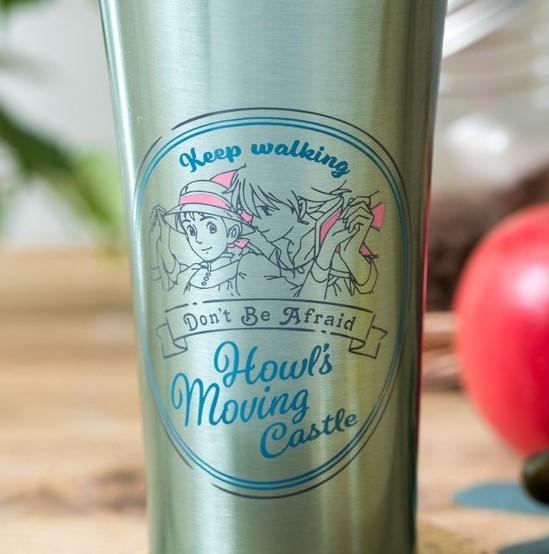 HOWL'S MOVING CASTLE - Don't Be Afraid - Metal Tumbler 400ml - 3