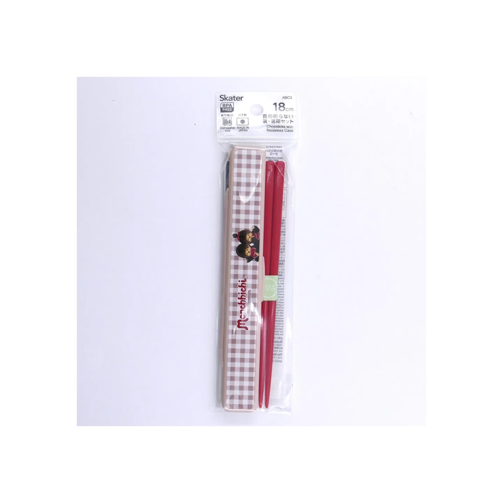 MONCHHICHI - Chopsticks box Set 18 cm - 3
