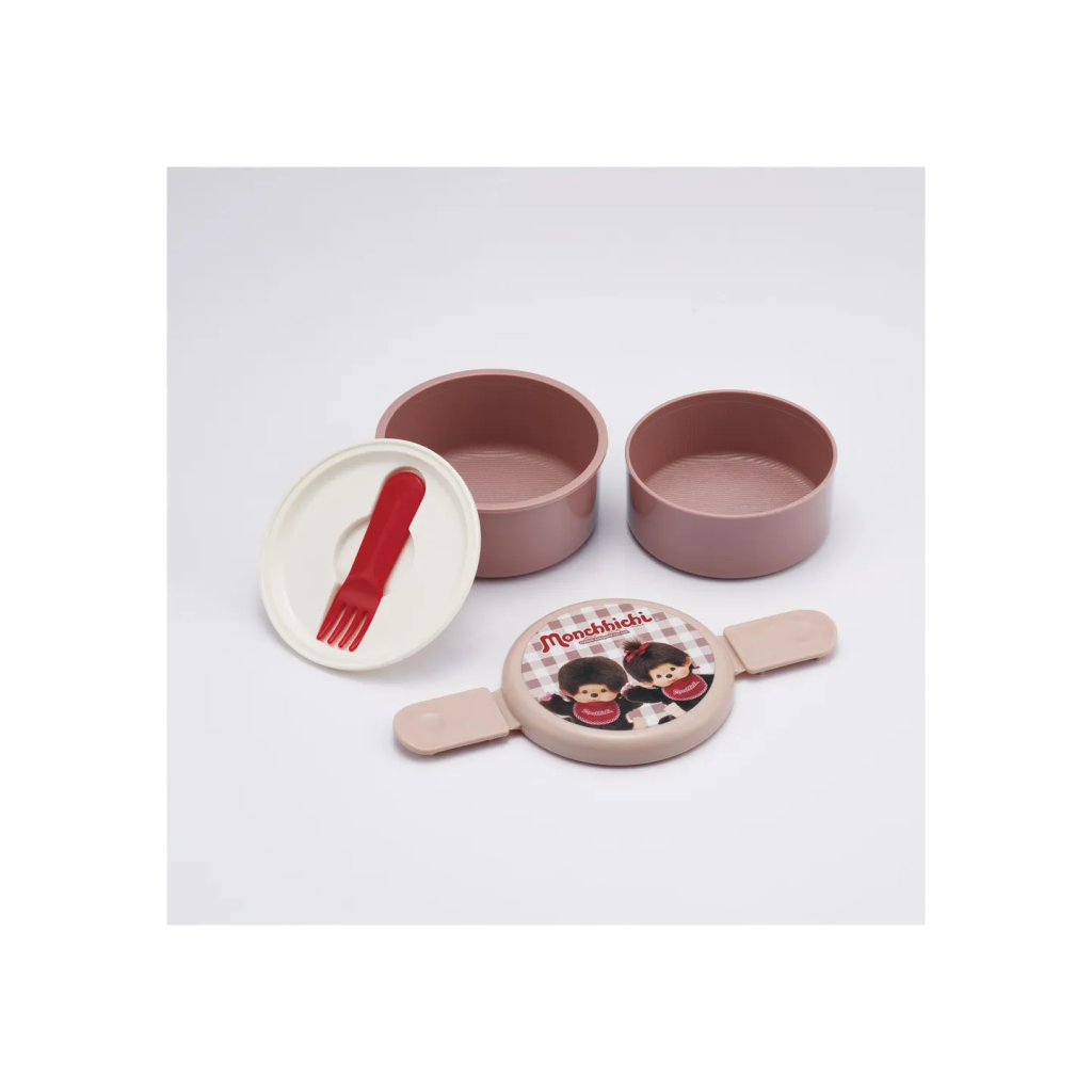 MONCHHICHI - Bento Rond Deux Parties 230ml + 270ml - 2