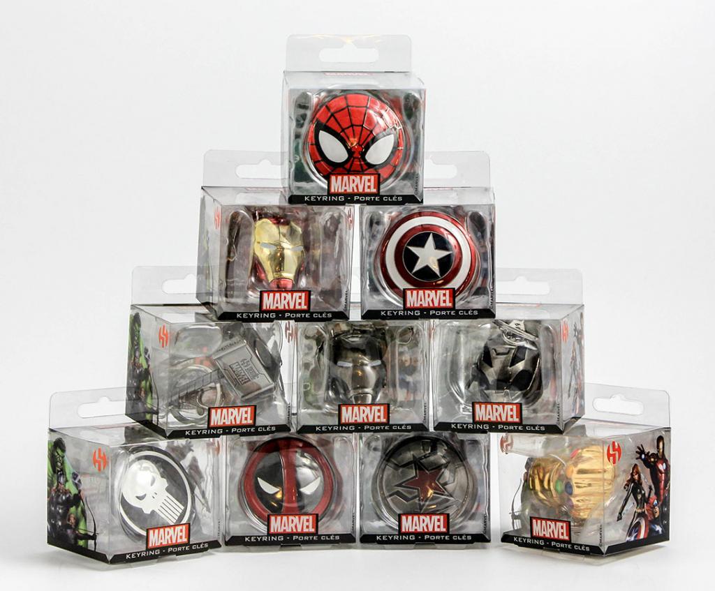 MARVEL - 3D Metal Keychain Blister Box - Thor Hammer - 4