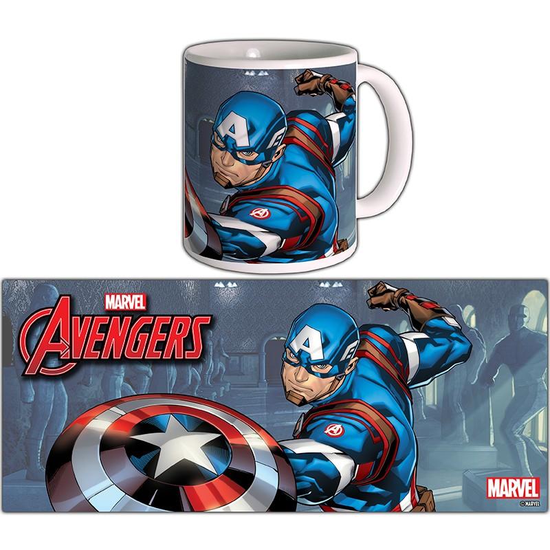 Marvel - captain america - mug de voyage en métal
