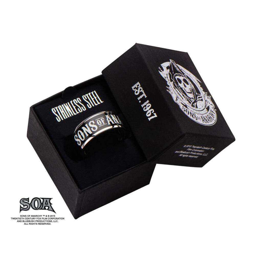 SONS OF ANARCHY - Black SONS OF AMARCHY Ring - Size 13 : ShopForGeek ...