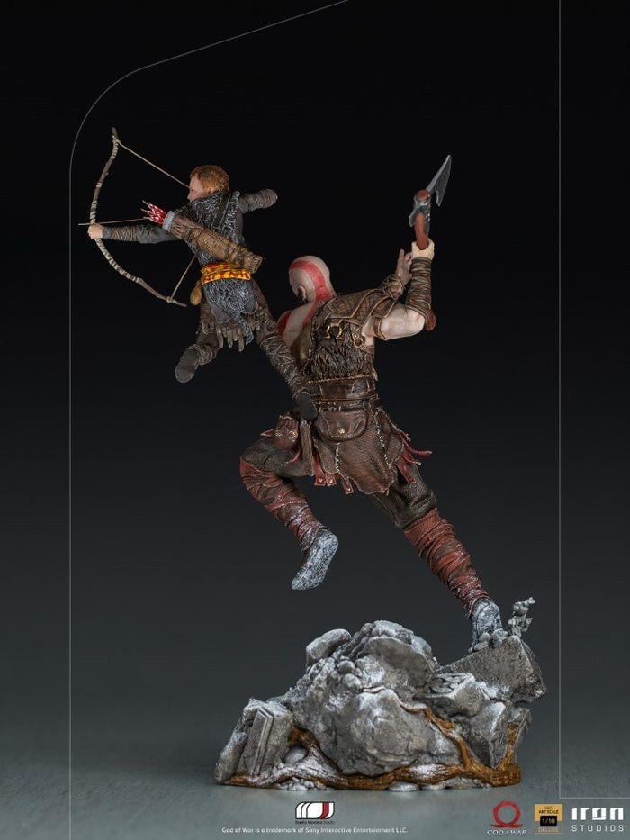 Figurines Kratos & Atreus God Of War Ragnarok - Collection 15cm Spin Master - Neuves