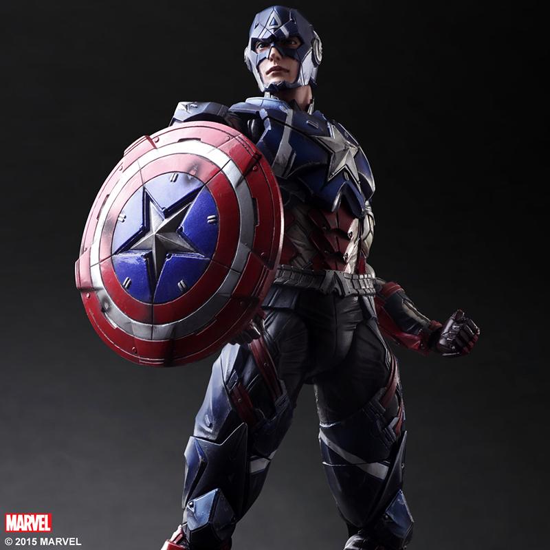 MARVEL COMICS VARIANT - Captain America Play Arts Kai - 25cm - 3
