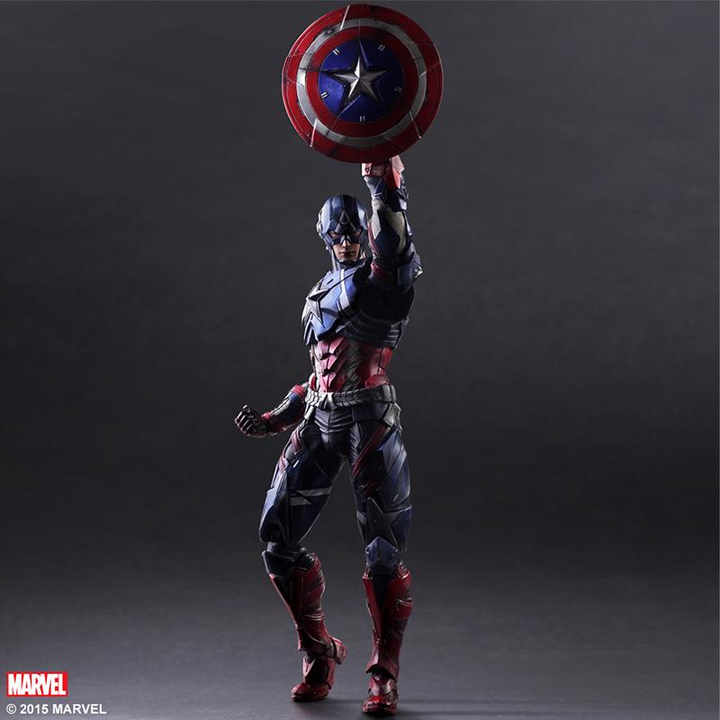 MARVEL COMICS VARIANT - Captain America Play Arts Kai - 25cm - 4