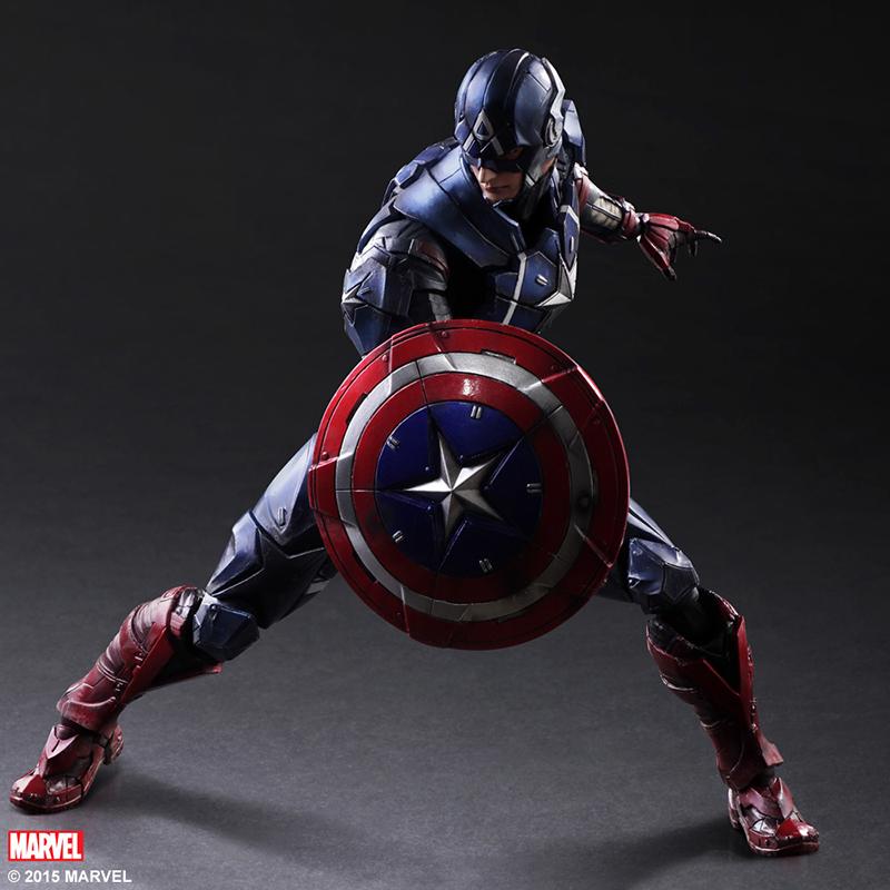 MARVEL COMICS VARIANT - Captain America Play Arts Kai - 25cm - 5