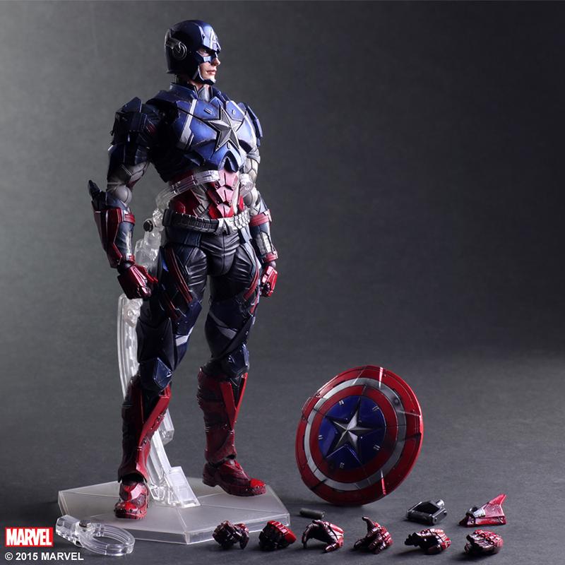 MARVEL COMICS VARIANT - Captain America Play Arts Kai - 25cm - 6