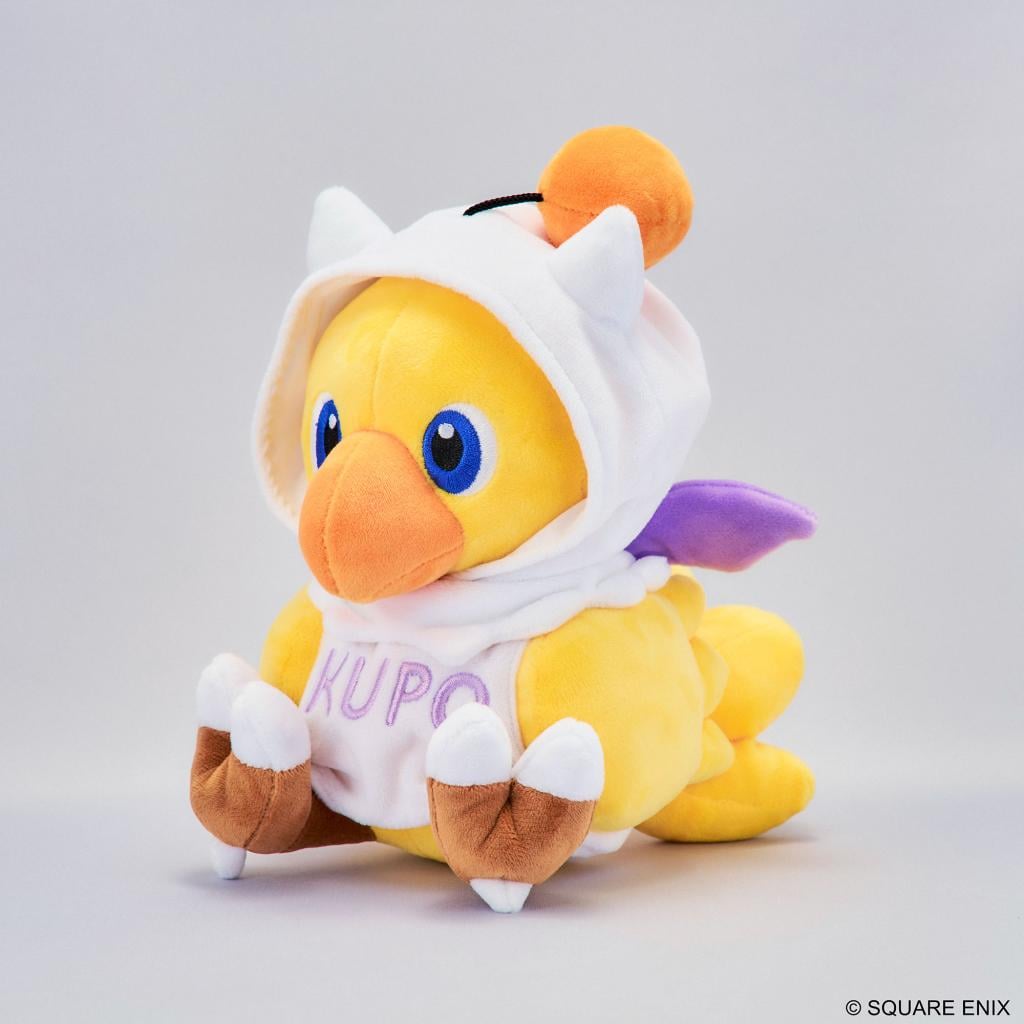 FINAL FANTASY - Chocobo Moogle Hoodie - Peluche Picture Book 15cm - 2