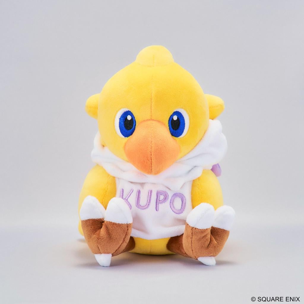 FINAL FANTASY - Chocobo Moogle Hoodie - Peluche Picture Book 15cm - 3