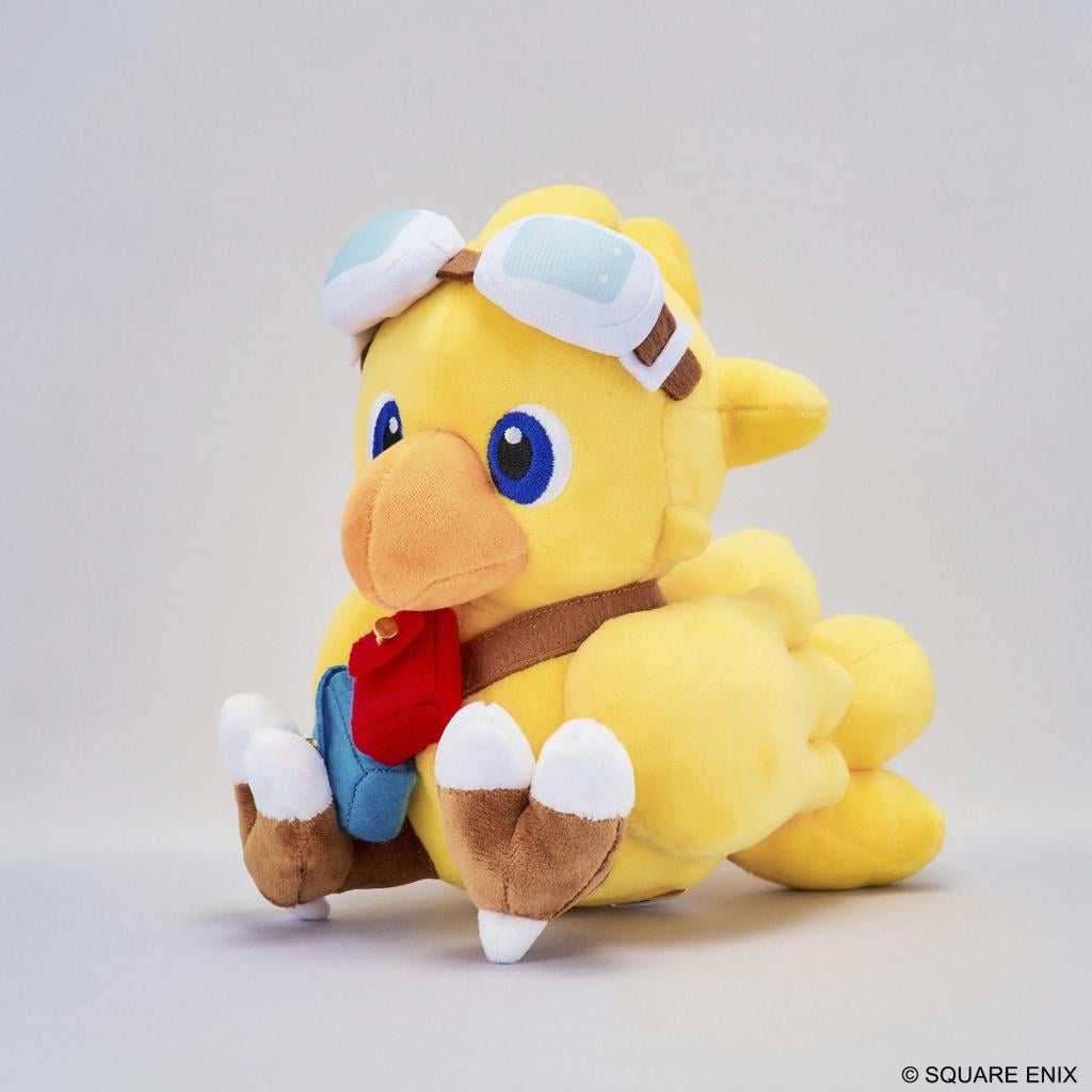 FINAL FANTASY - Chocobo & The flying ship - Peluche Picture Book 16cm - 2