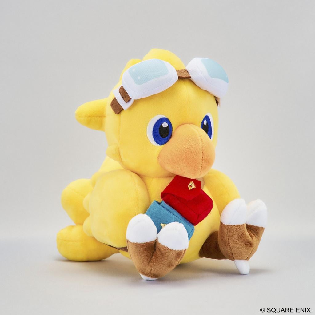 FINAL FANTASY - Chocobo & The flying ship - Peluche Picture Book 16cm - 5