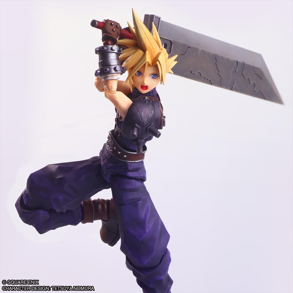 FINAL FANTASY VII Remake - Cloud - Structure Arts Cloud Strife 16cm - 3