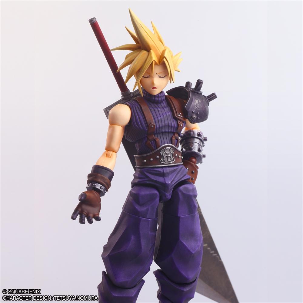 FINAL FANTASY VII Remake - Cloud - Structure Arts Cloud Strife 16cm - 4
