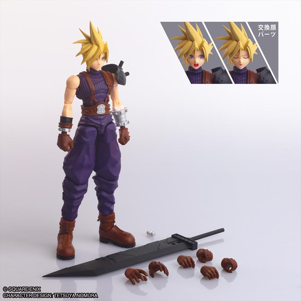 FINAL FANTASY VII Remake - Cloud - Structure Arts Cloud Strife 16cm - 5