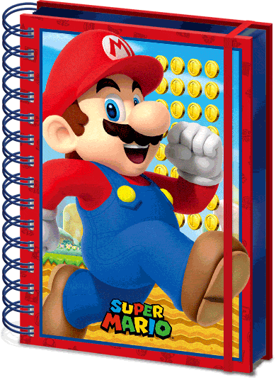NINTENDO - Lenticular Notebook A5 - Wiro - Super Mario_IMAGE_1