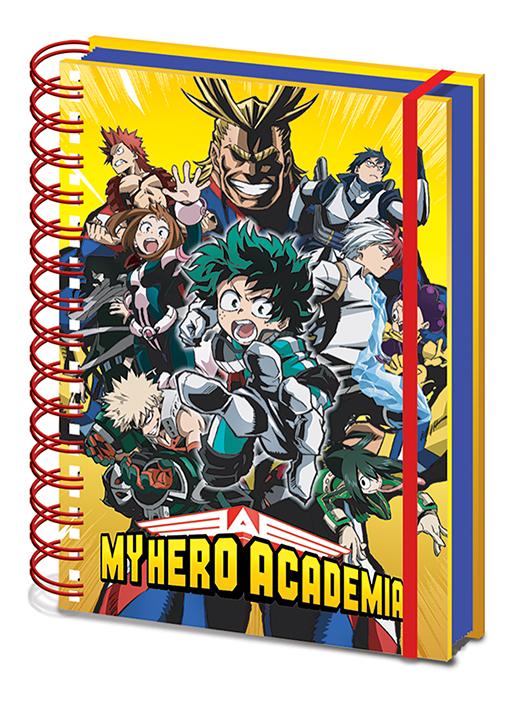 MY HERO ACADEMIA - Characters - Notebook A5 : ShopForGeek.com ...