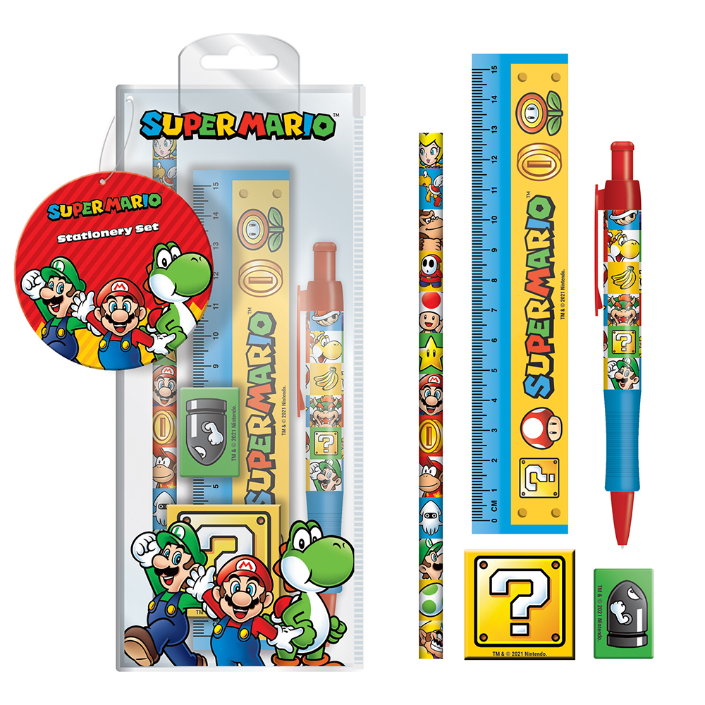 SUPER MARIO - Colour Block - Stationery Set_IMAGE_1
