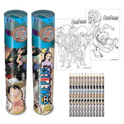 BEMS  ONE PIECE - Whole Cake Island - Tube 2 posters + crayons