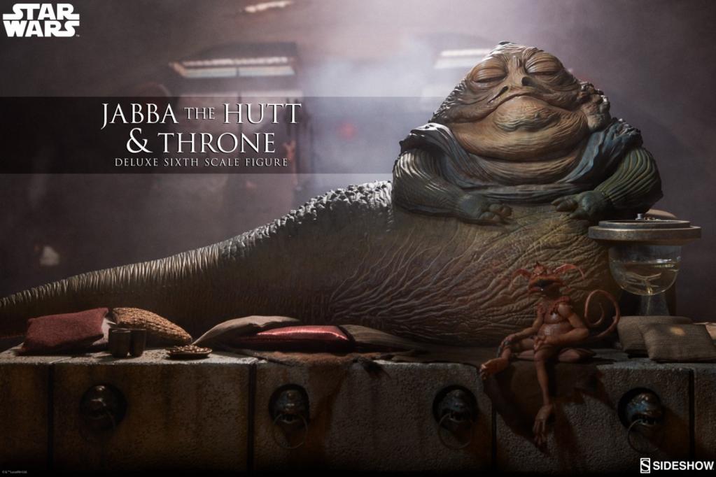 STAR WARS - Jabba the Hutt and Throne Deluxe 1:6 Scale Figure