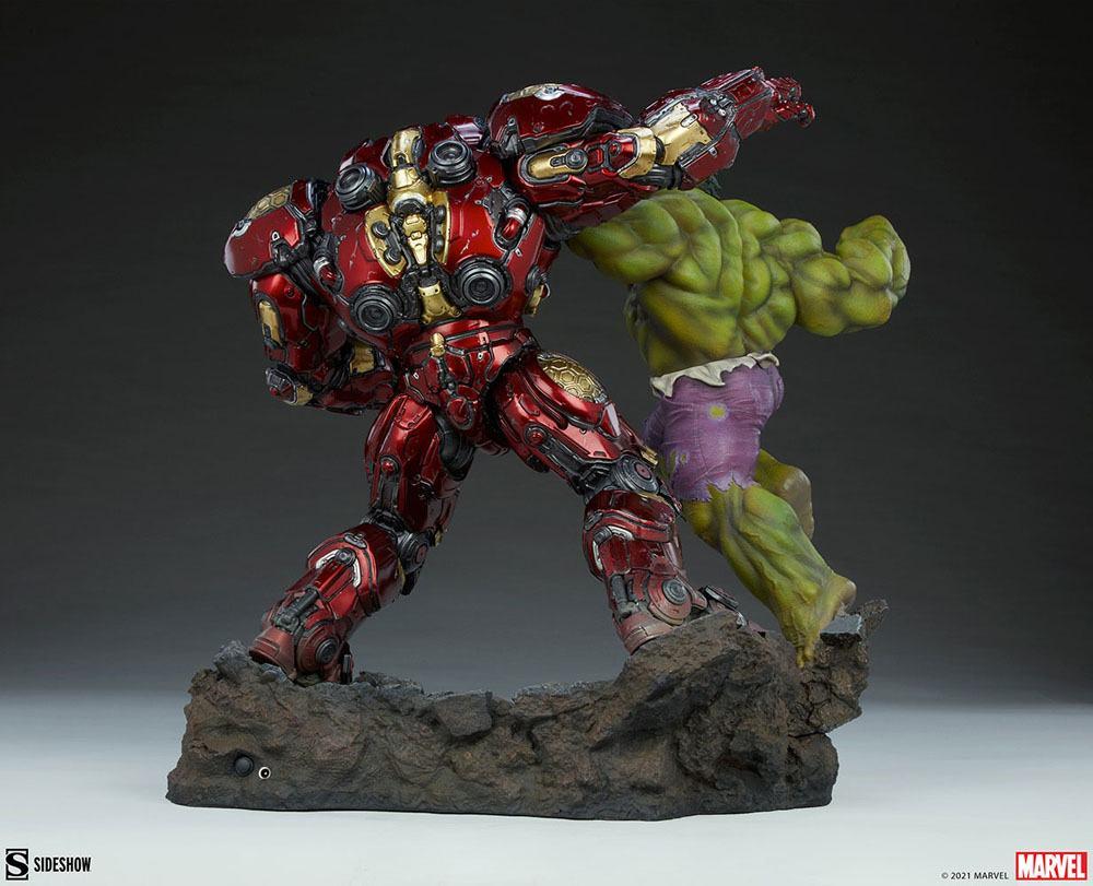 MARVEL - Hulk vs Hulkbuster - Statue '50x55x38cm' - 2
