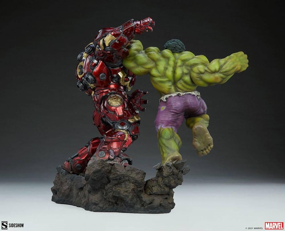 MARVEL - Hulk vs Hulkbuster - Statue '50x55x38cm' - 3