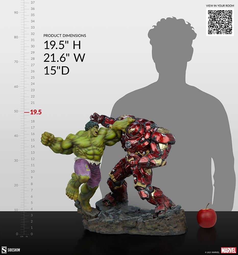 MARVEL - Hulk vs Hulkbuster - Statue '50x55x38cm' - 6