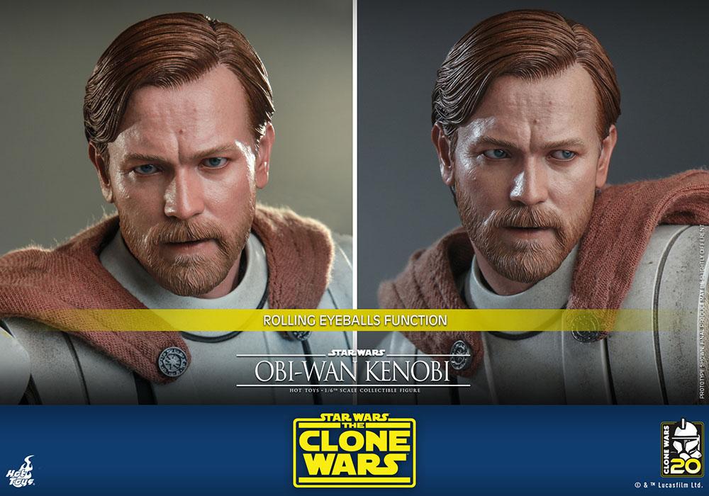 STAR WARS THE CLONE WARS - Obi-Wan Kenobi - Figurine 1/6 30cm - 3
