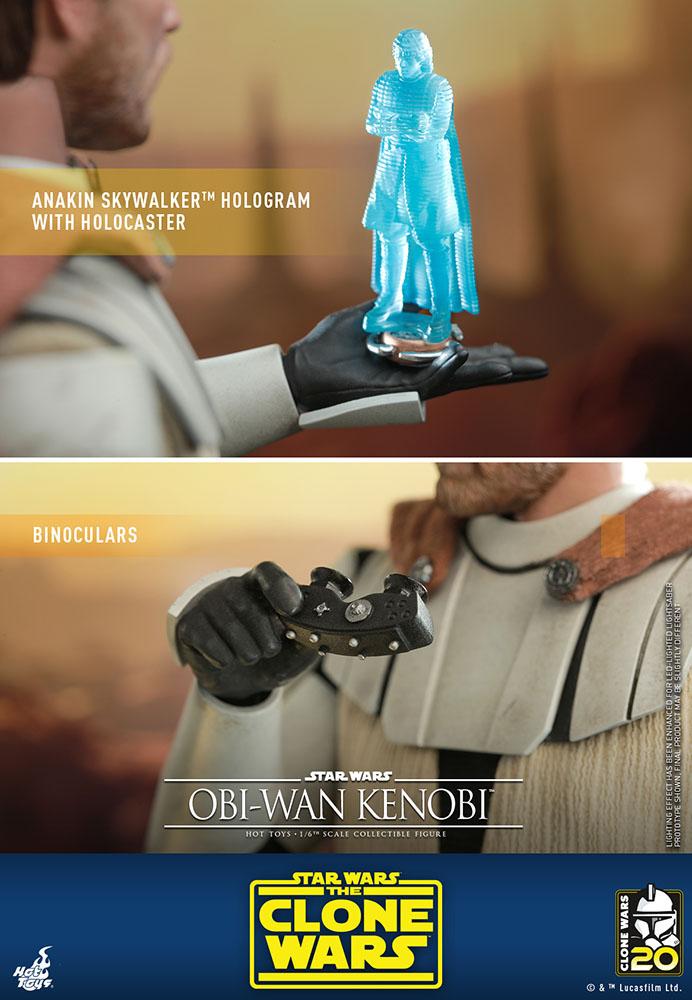 STAR WARS THE CLONE WARS - Obi-Wan Kenobi - Figurine 1/6 30cm - 5