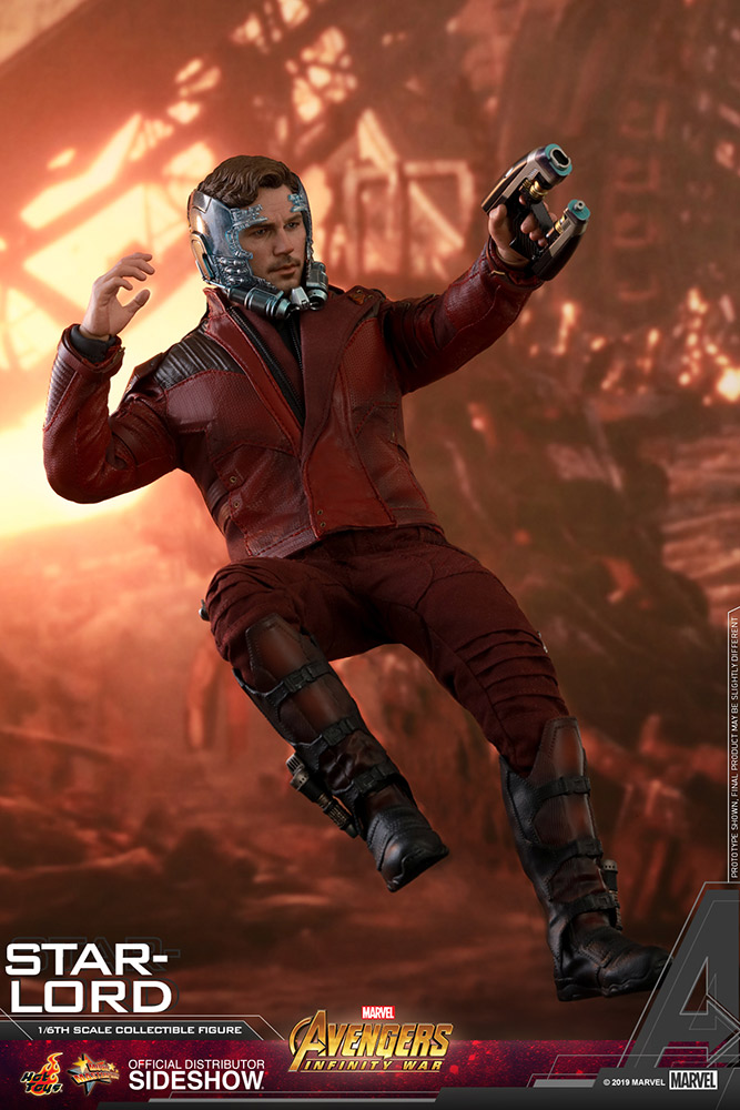 AVENGERS INFINITY WAR - Star-Lord - Figurine 1/6 36cm REPROD - 2
