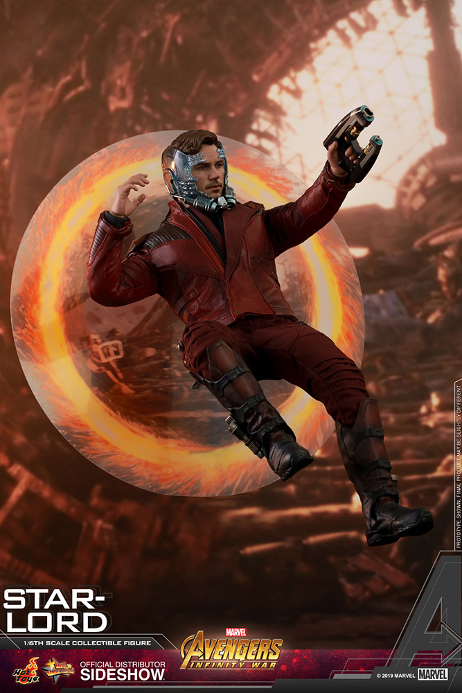 AVENGERS INFINITY WAR - Star-Lord - Figurine 1/6 36cm REPROD - 5