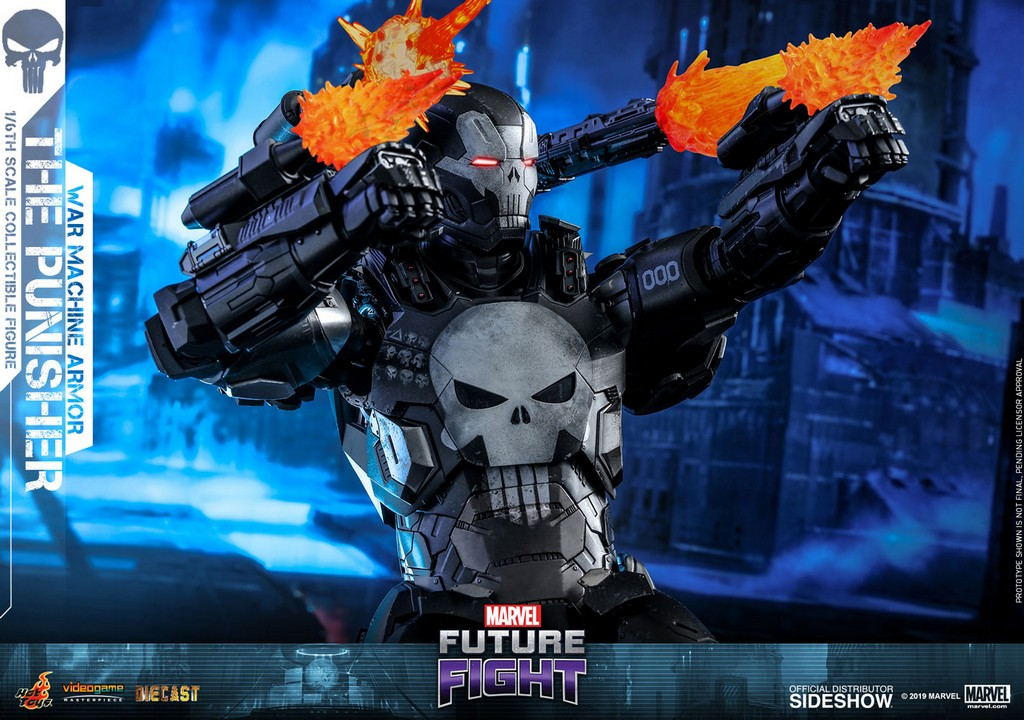MARVEL - The Punisher War Machine Armor - Figurine Diecast 36cm REPROD - 3