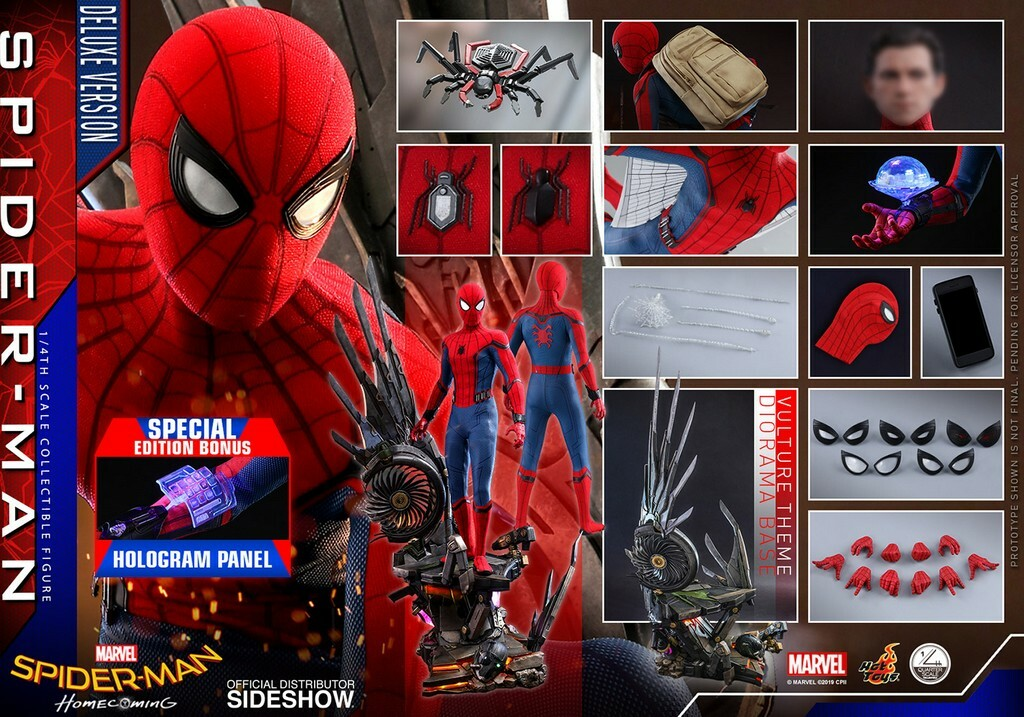 HOMECOMING - Spider-Man - Figurine Deluxe Exlusive 29cm REPROD - 6