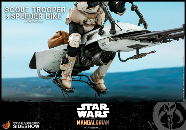 THE MANDALORIAN - Scout Trooper et Speeder - Figurine 31cm REPROD - 5