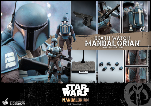 THE MANDALORIAN - Mandalorien Death Watch - Figurine 1/6 36cm REPROD - 6