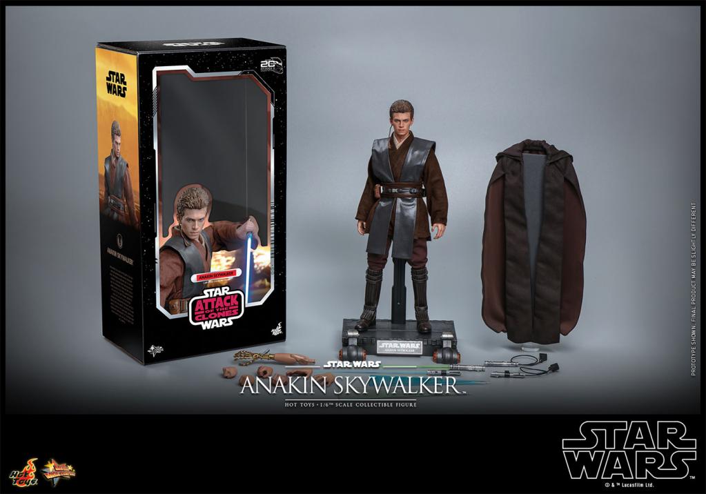 STAR WARS L'ATTAQUE DES CLONES - Anakin Skywalker - Figurine 1/6 31cm - 6