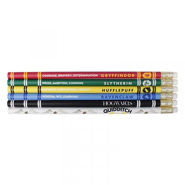 HARRY POTTER - Pencils Set of 6 - House Pride - 2