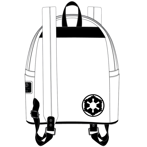 STAR WARS - Stormtrooper - Backpack LoungeFly '23x27x11cm' - 2