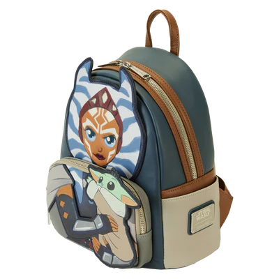 MANDALORIAN - Ahsoka tenant Grogu - Mini Sac à Dos LoungeFly - 6