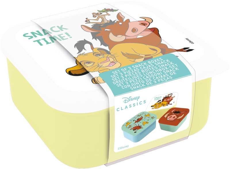 DISNEY - Roi Lion - Boîtes à Snack - 3 pcs - 2