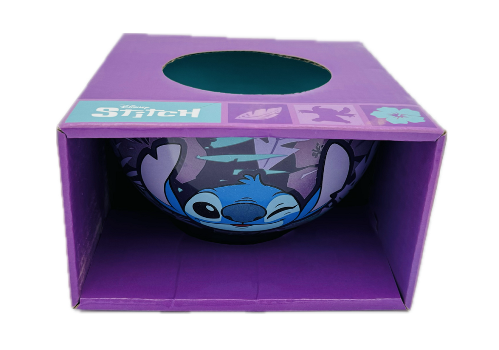 STITCH - Purple Flower - Bol Céramique en Gift Box - 600ml - 4