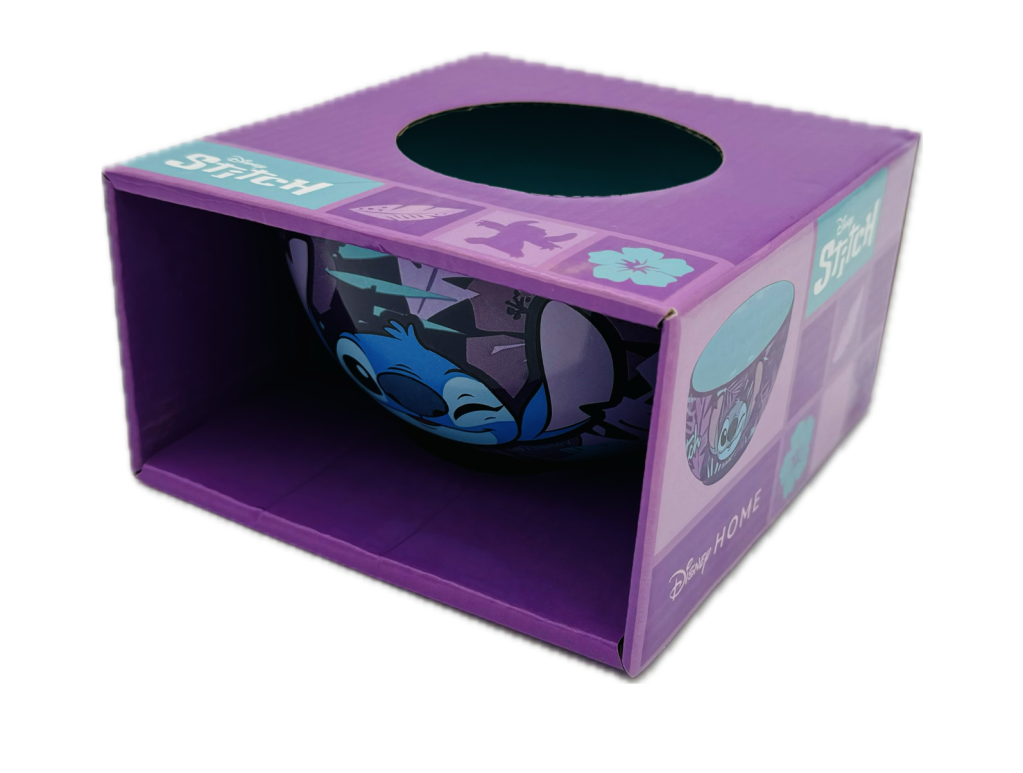 STITCH - Purple Flower - Bol Céramique en Gift Box - 600ml - 5