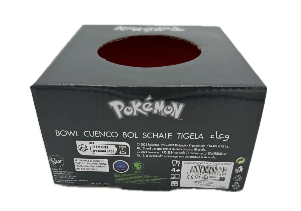 POKEMON - Charizard - Ceramic Bowl in Gift Box - 600ml - 6
