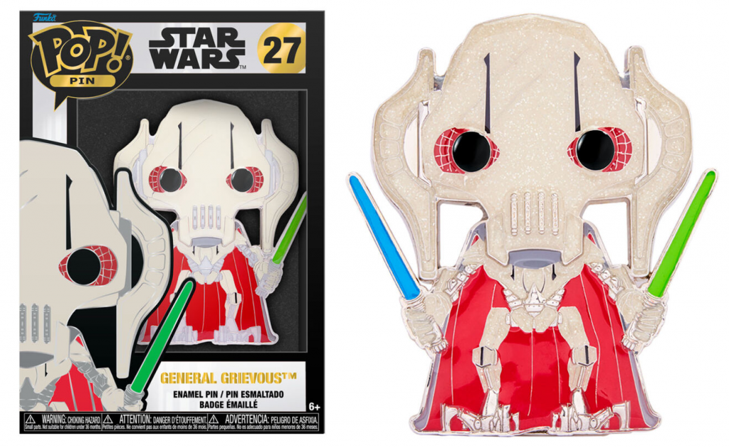 Funko Pop! Pin Esmaltado De Cad Bane – Star Wars Clone Wars – Broche Coleccionable Con Soporte De Corona