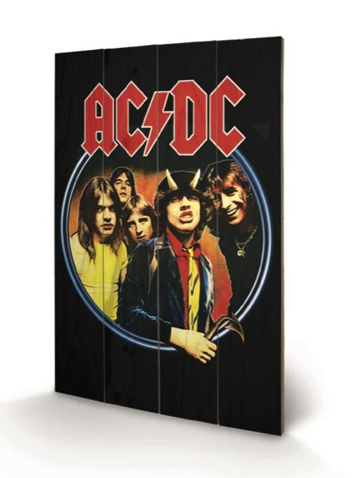 AC/DC - Impression sur Bois 40X59 - Group : ShopForGeek.com: Poster ...