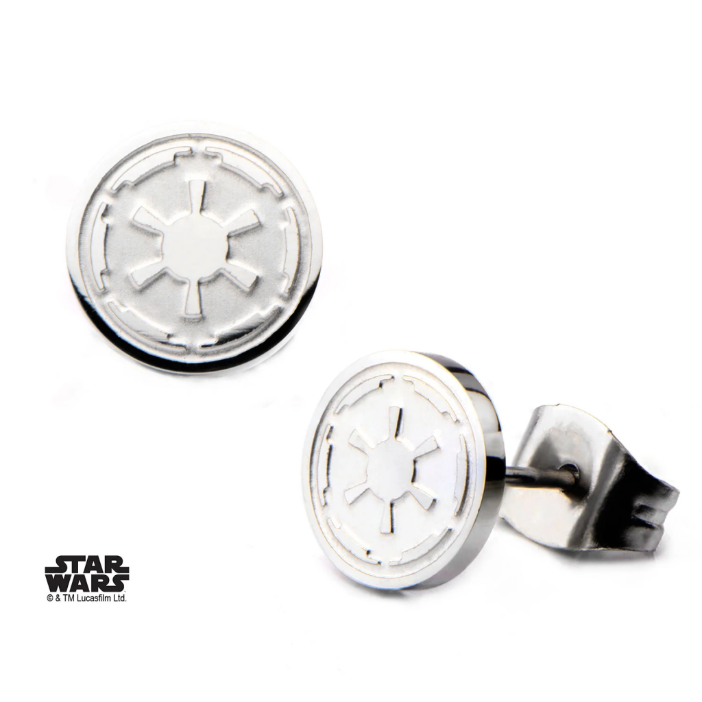 STAR WARS Boucles D'Oreille Clous Cisellés Symbol Empire Bijoux S1