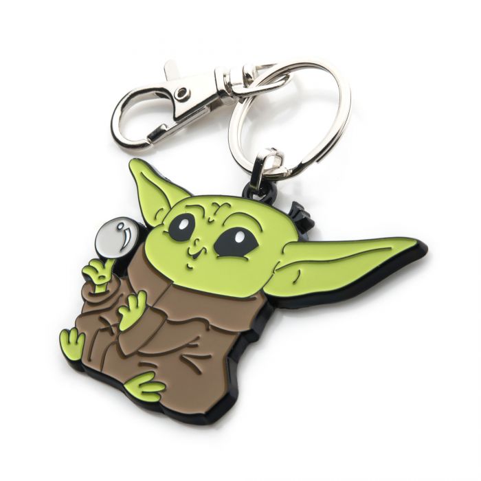 THE MANDALORIAN - Grogu with ball - Metal Keychain_IMAGE_2